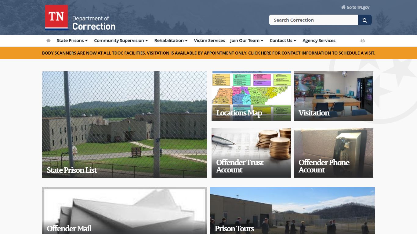 State Prisons - Tennessee State Government - TN.gov